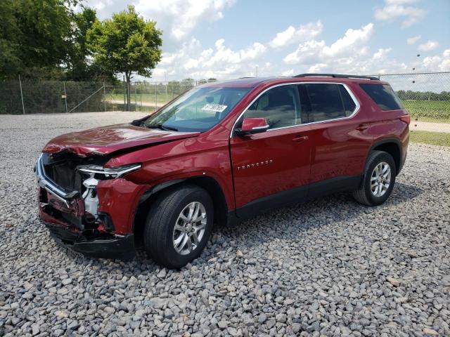  CHEVROLET TRAVERSE 2021 Красный