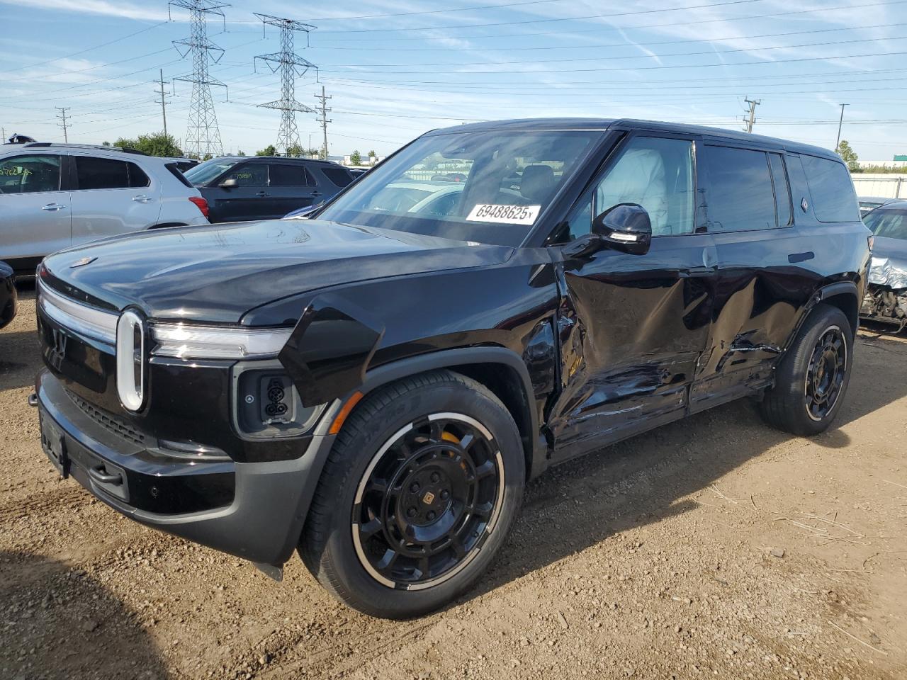 2025 Rivian R1S Premium black null electric 7PDSGCBP3SN061454 photo #1