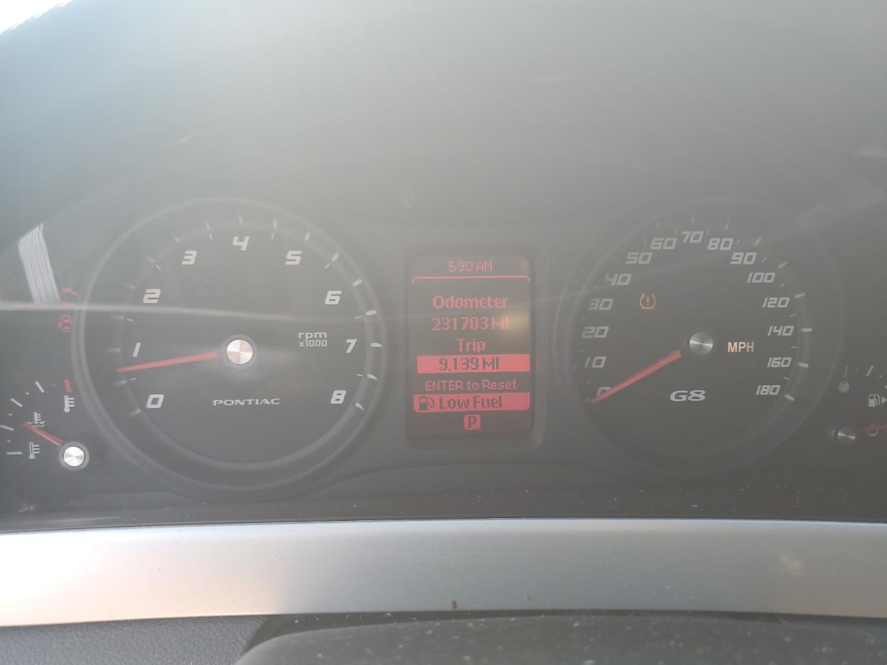 2009 Pontiac G8 VIN: 6G2ER57779L237681 Lot: 67587845