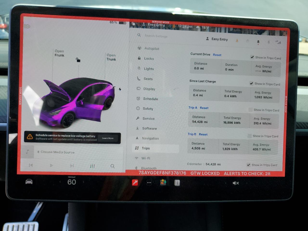 2022 Tesla Model Y VIN: 7SAYGDEF8NF378176 Lot: 70559895