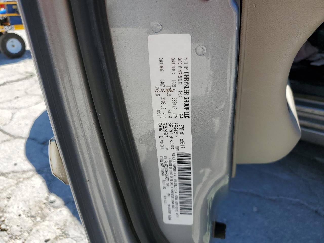 2014 Chrysler Town & Country Touring L VIN: 2C4RC1CG8ER364273 Lot: 70324805