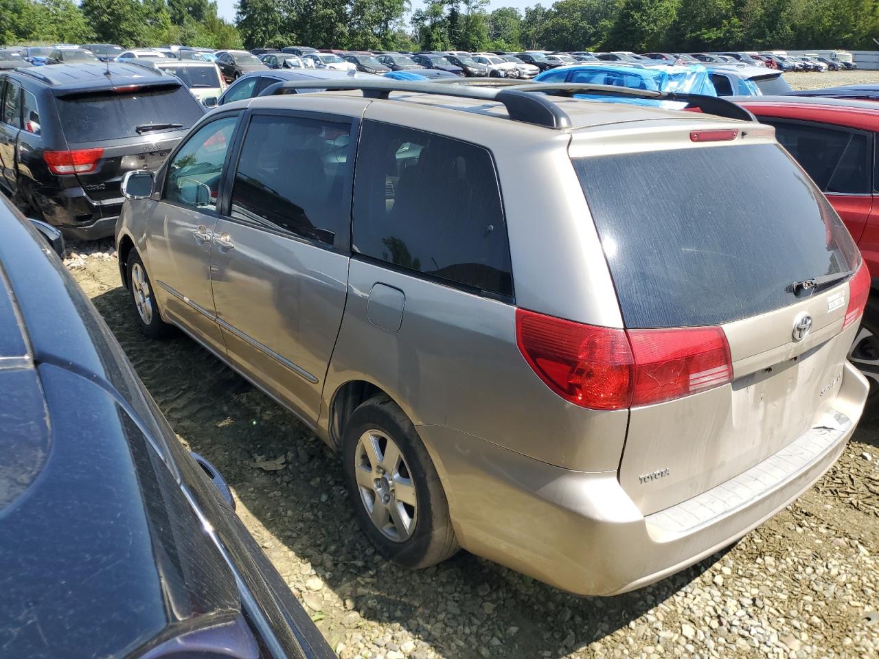 2004 Toyota Sienna Ce beige sports v gas 5TDZA23C14S114002 photo #3