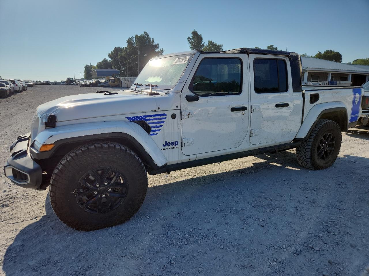 2022 Jeep Gladiator Sport white null gas 1C6HJTAGXNL151342 photo #1