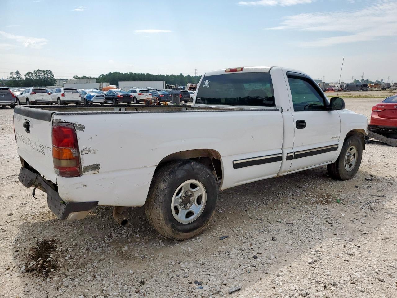 2002 Chevrolet Silverado C1500 white null gas 1GCEC14W32Z284577 photo #4