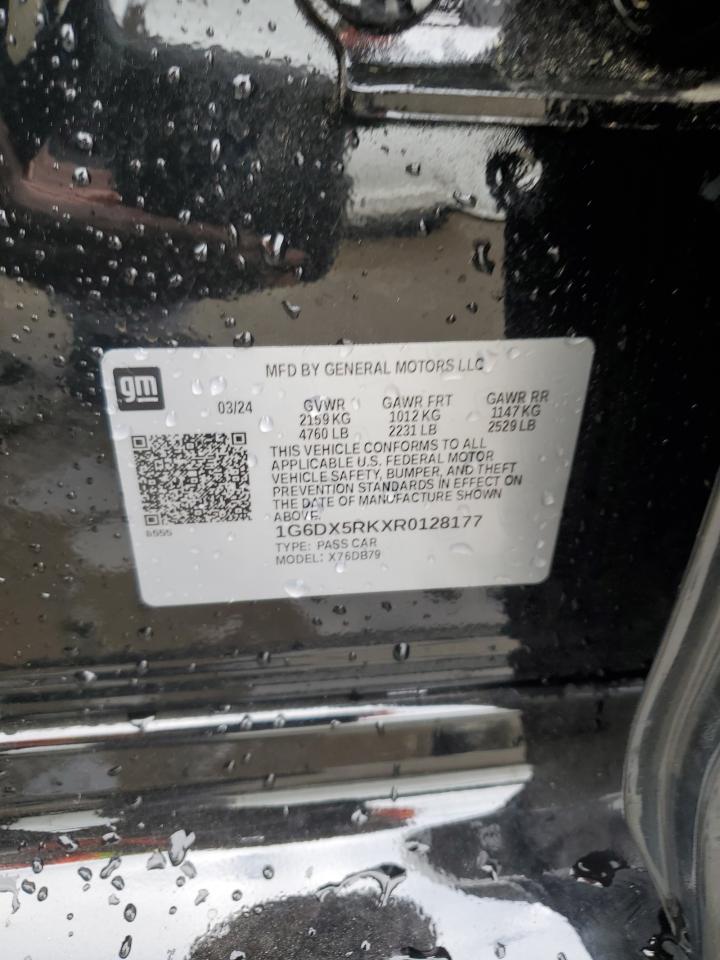 2024 Cadillac Ct5 Luxury VIN: 1G6DX5RKXR0128177 Lot: 69375325