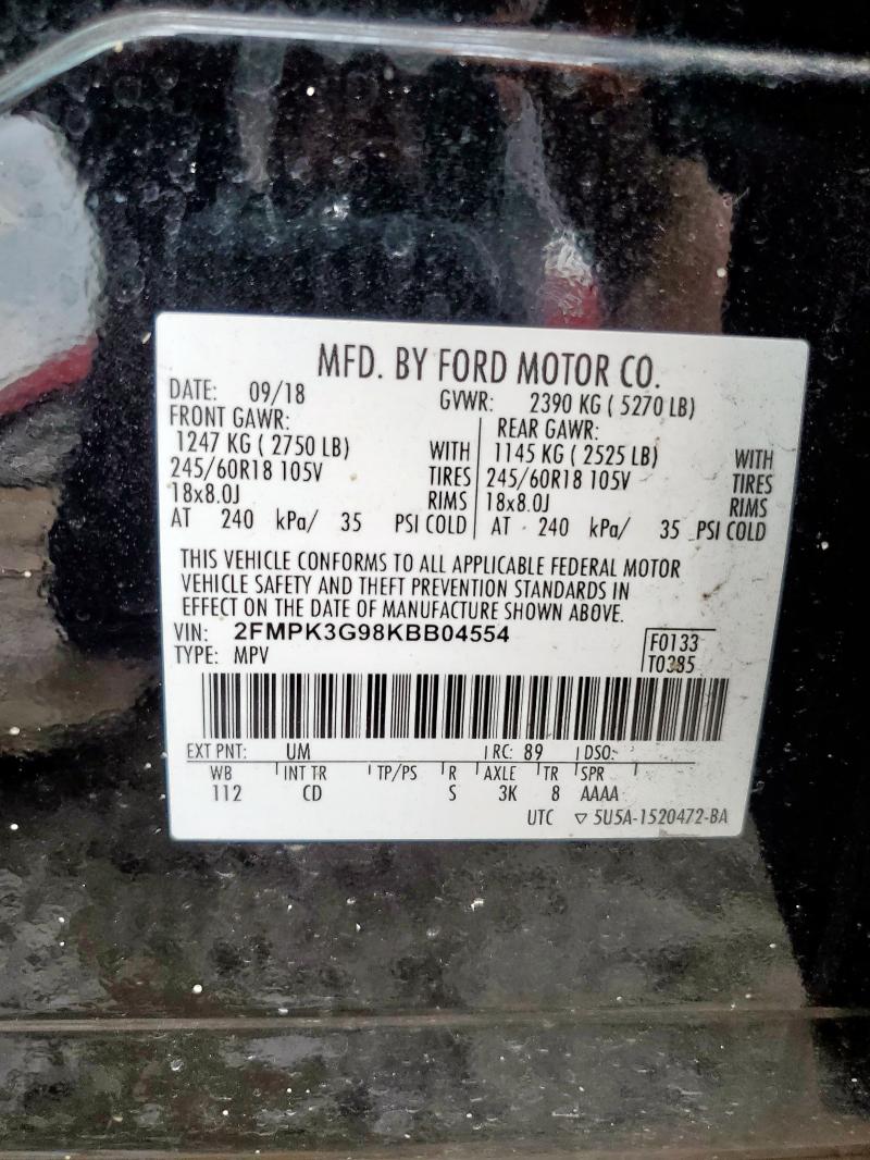 2019 FORD EDGE SE  