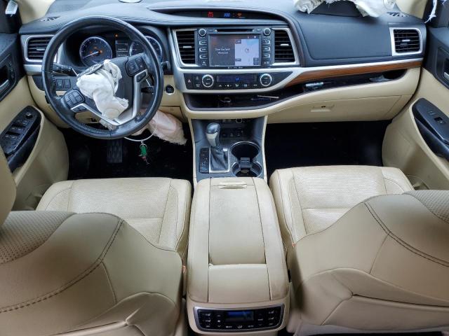  TOYOTA HIGHLANDER 2018 Czerwony