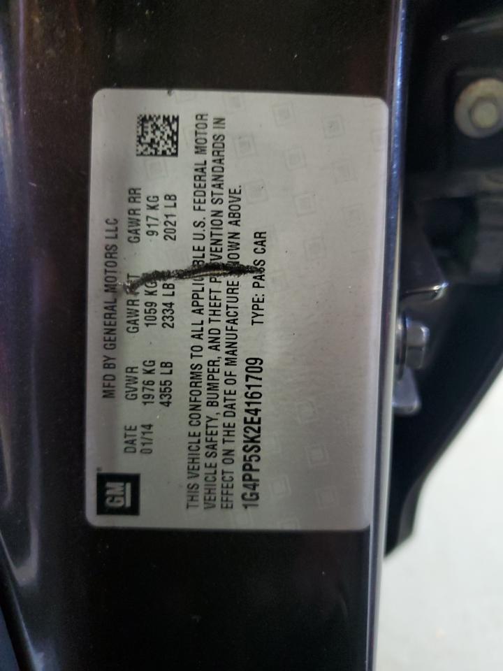 2014 Buick Verano VIN: 1G4PP5SK2E4161709 Lot: 67861815
