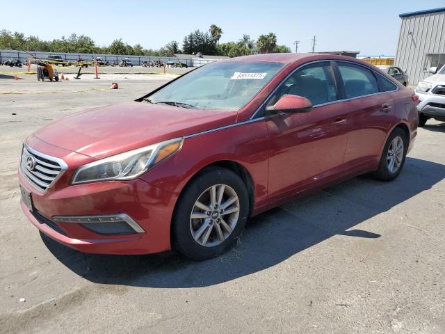  HYUNDAI SONATA 2015 Czerwony