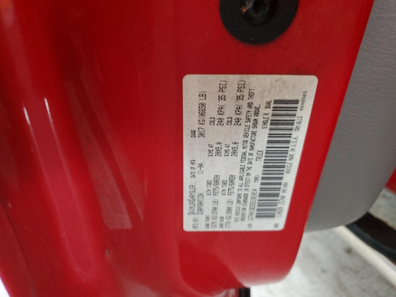 2005 Dodge Ram 1500 St VIN: 1D7HA18D55S181014 Lot: 68078985