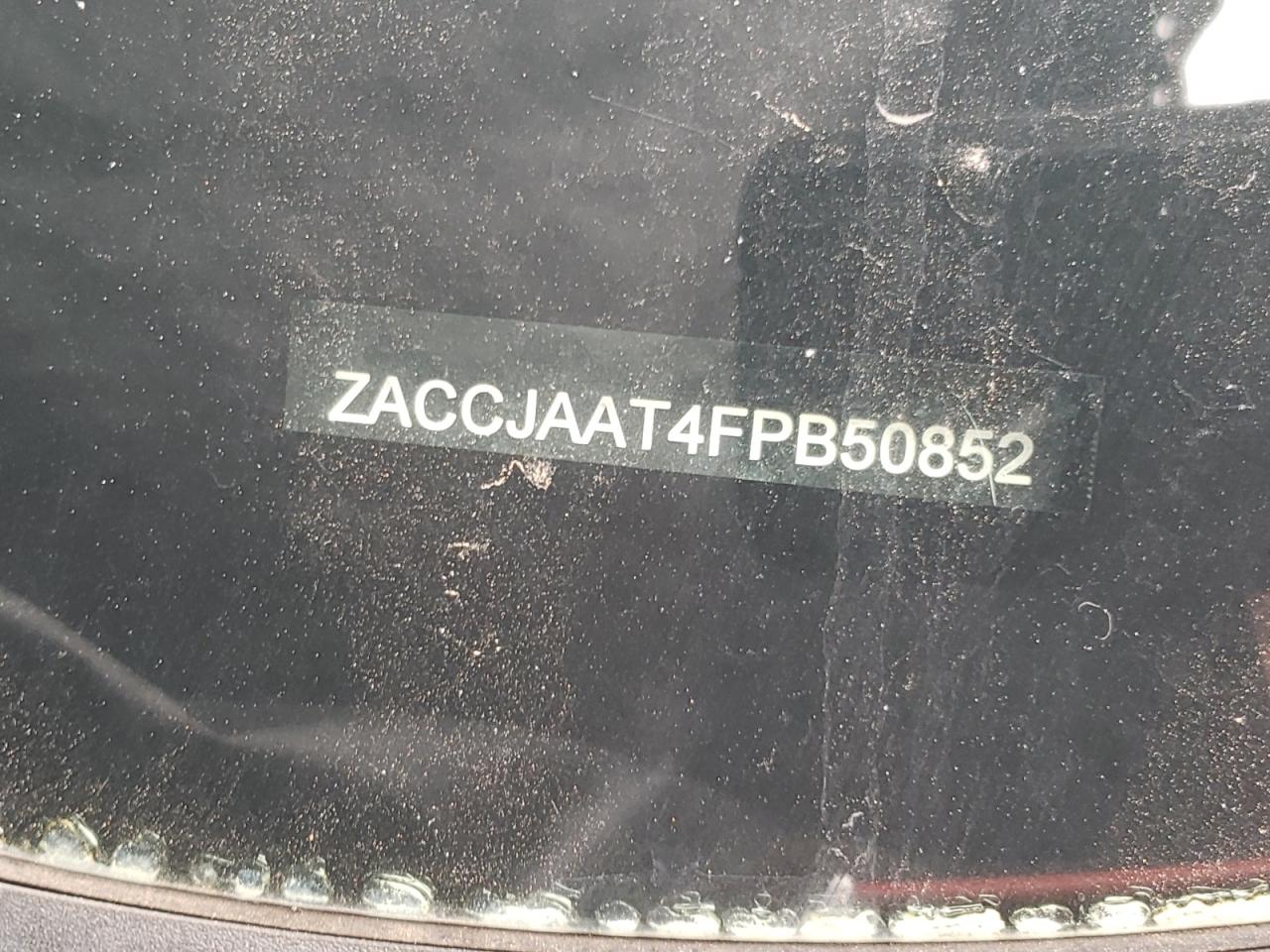 2015 Jeep Renegade Sport VIN: ZACCJAAT4FPB50852 Lot: 67182775