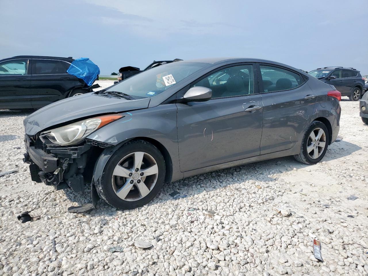 2013 Hyundai Elantra Gls grey null gas 5NPDH4AE3DH389981 photo #1
