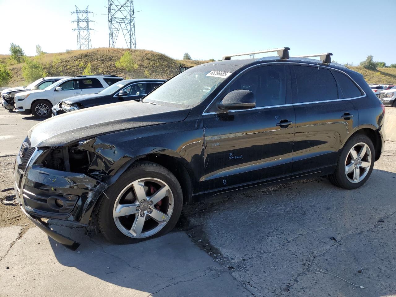 2009 Audi Q5 3.2 black null gas WA1KK78R09A024587 photo #1