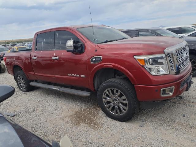  NISSAN TITAN 2017 Bordowy