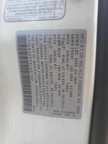 2009 PORSCHE CAYENNE   