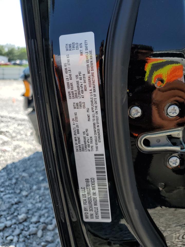 2024 Ram 2500 Big Horn VIN: 3C6UR5DL1RG278169 Lot: 67086555