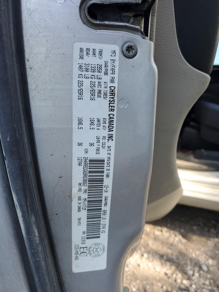 2011 Chrysler Town & Country Touring VIN: 2A4RR5DG6BR638662 Lot: 69516105