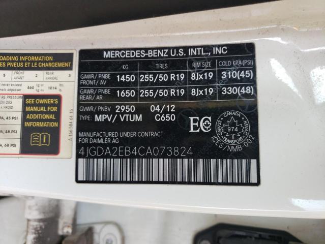 2012 MERCEDES-BENZ ML 350 BLUETEC  