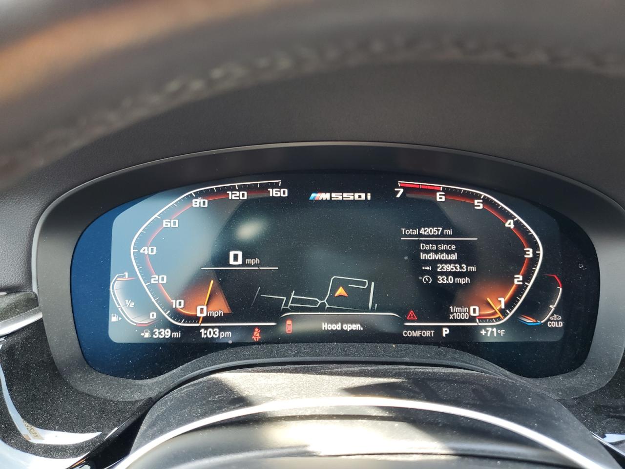 2021 BMW M550Xi VIN: WBA13BK00MCF41686 Lot: 70196325
