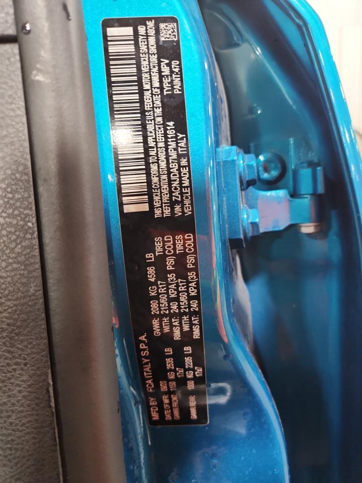 2021 Jeep Renegade Sport VIN: ZACNJDAB7MPM11614 Lot: 67116405