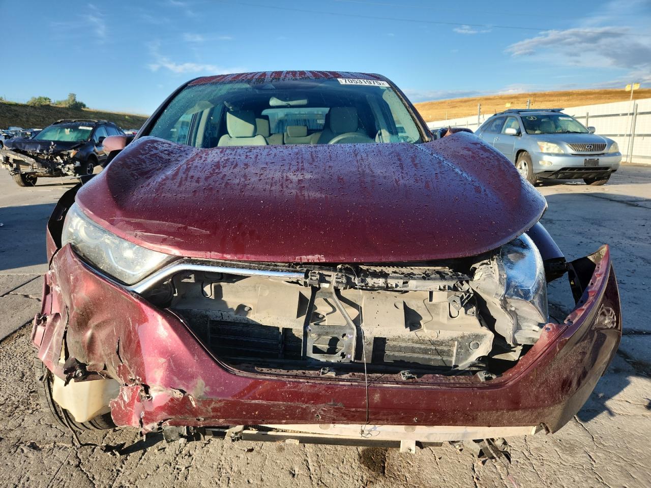 2019 Honda Cr-V Ex VIN: 7FARW2H55KE062424 Lot: 70531975