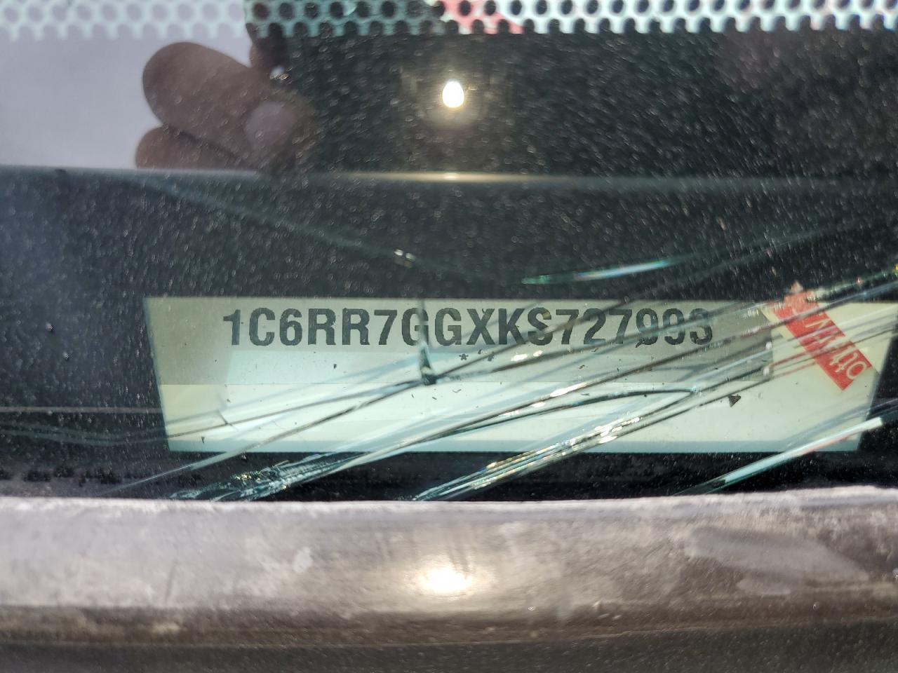 2019 Ram 1500 Classic Slt VIN: 1C6RR7GGXKS727993 Lot: 67348925