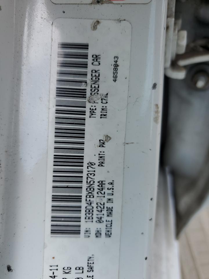 2011 Dodge Avenger Express VIN: 1B3BD4FBXBN573170 Lot: 68300655