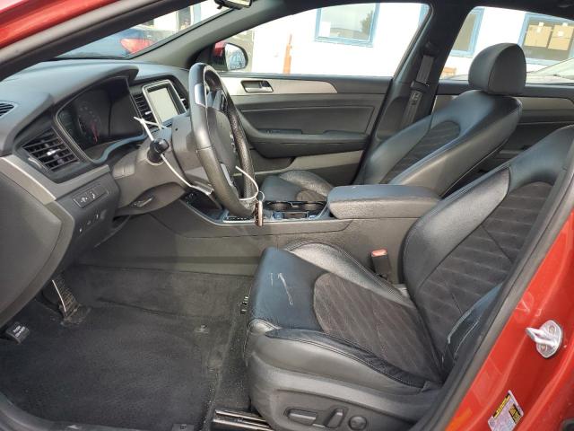  HYUNDAI SONATA 2018 Красный