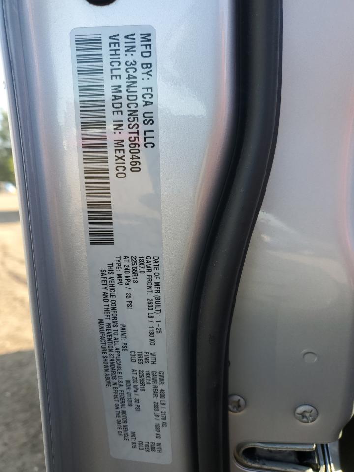 2025 Jeep Compass Limited VIN: 3C4NJDCN5ST560460 Lot: 69870595