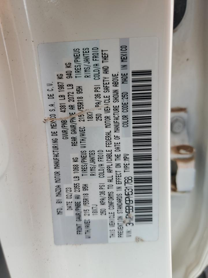 2023 Mazda Cx-30 Select VIN: 3MVDMBBM9PM531768 Lot: 67481685