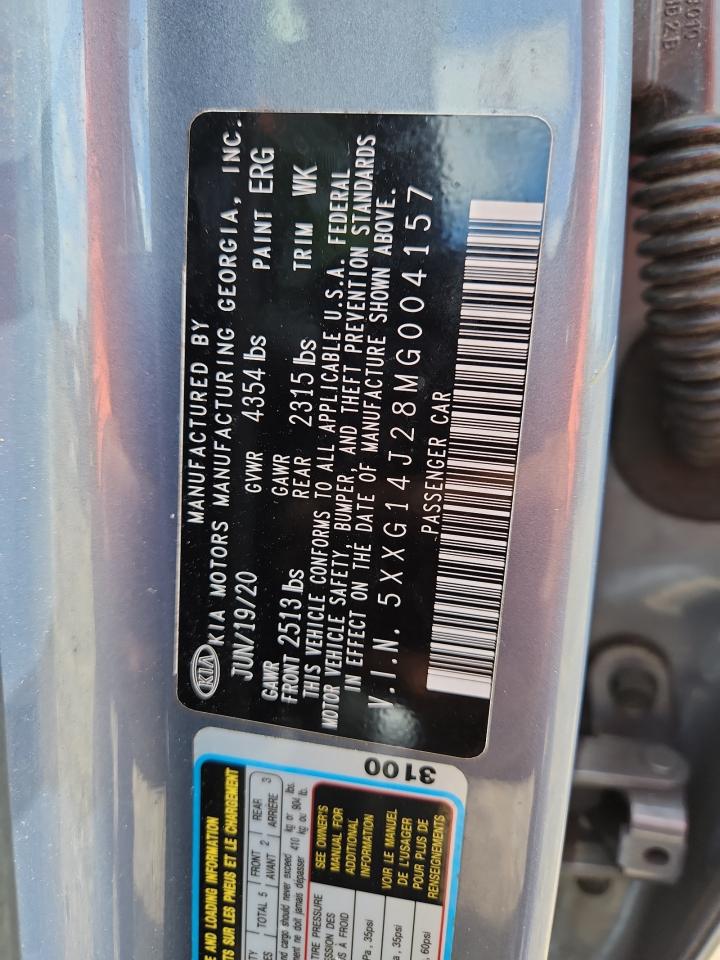 2021 Kia K5 Lxs VIN: 5XXG14J28MG004157 Lot: 67802715