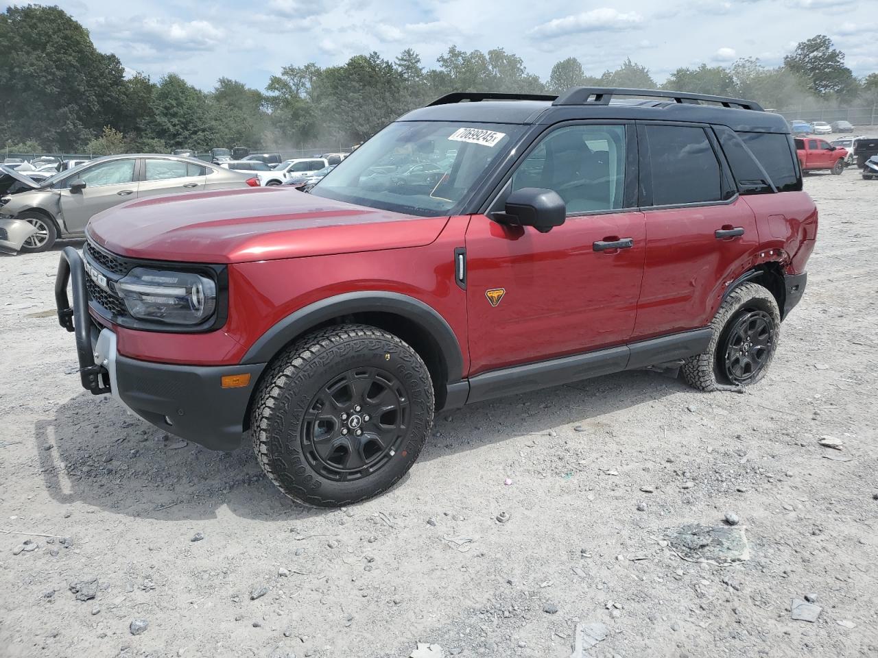 2025 Ford Bronco Sport Badlands red null gasoline 3FMCR9DA5SRE66516 photo #1