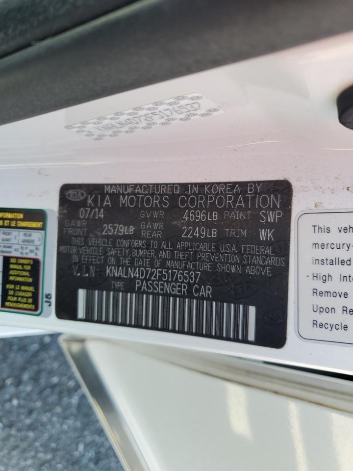 2015 Kia Cadenza Premium VIN: KNALN4D72F5176537 Lot: 70693275