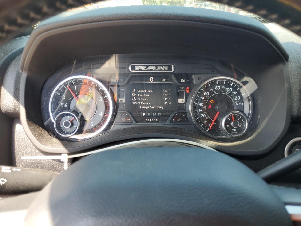 2021 Ram 2500 Big Horn VIN: 3C6UR5DL5MG585210 Lot: 68289455