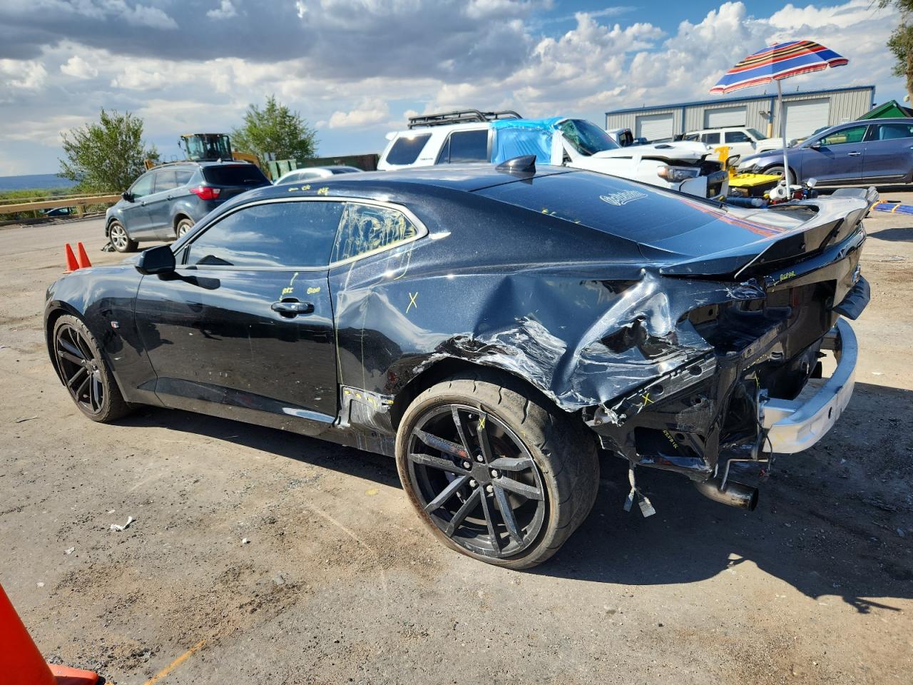 2019 Chevrolet Camaro Ss black null gas 1G1FH1R77K0104067 photo #3