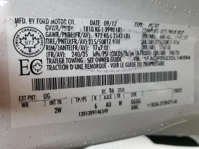 2013 FORD FOCUS TITANIUM  