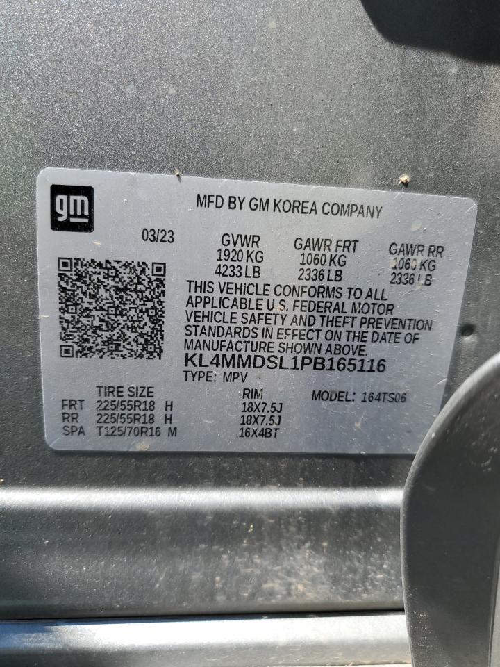 2023 Buick Encore Gx Select VIN: KL4MMDSL1PB165116 Lot: 70373045