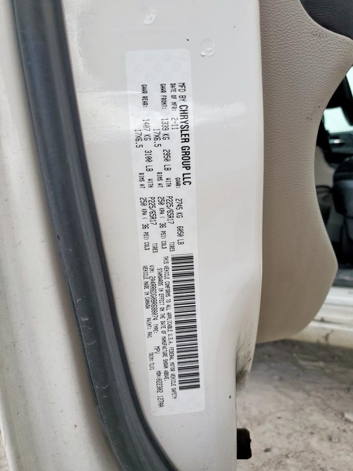 2011 Chrysler Town & Country Limited VIN: 2A4RR6DG0BR688074 Lot: 69177755