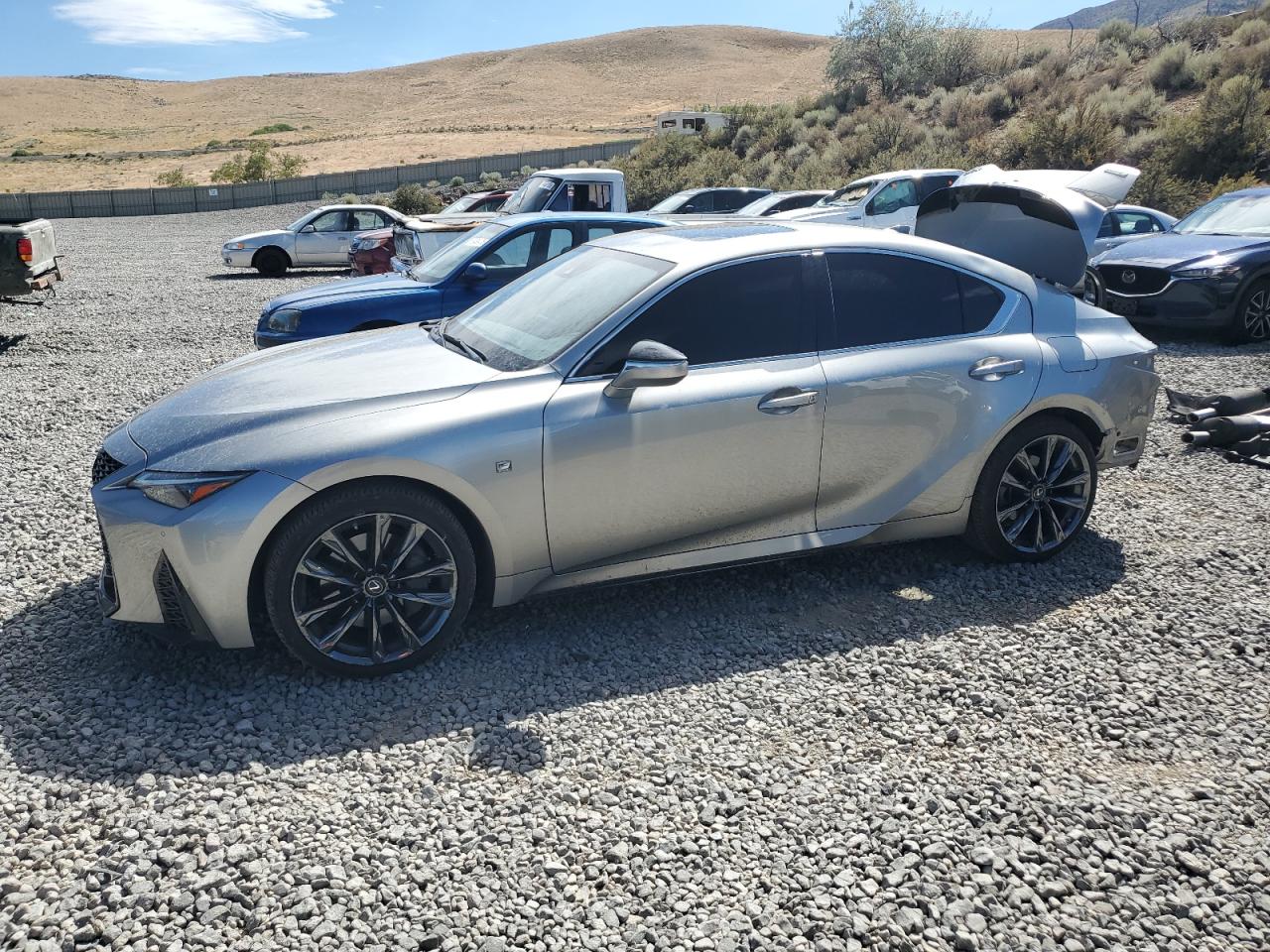 2021 Lexus Is 350 F Sport silver null gas JTHGZ1E21M5018549 photo #1