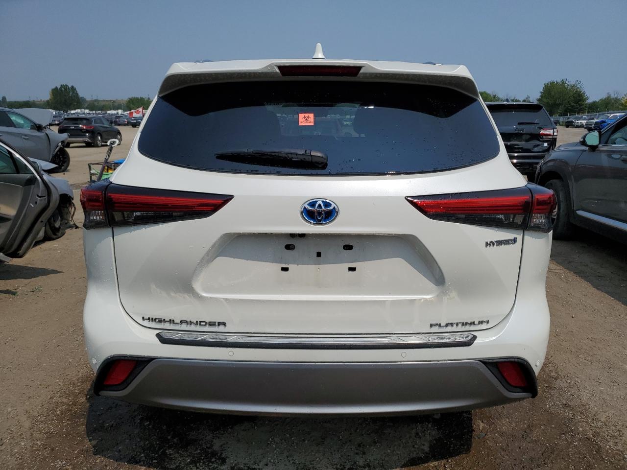 2021 Toyota Highlander Hybrid Platinum VIN: 5TDEBRCH8MS060228 Lot: 67116385