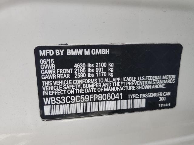 2015 BMW M3   