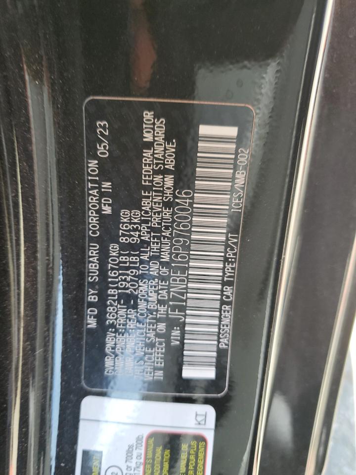 2023 Toyota Gr 86 Premium VIN: JF1ZNBE16P9760046 Lot: 69568335