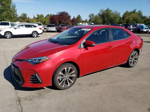  TOYOTA COROLLA 2018 Красный