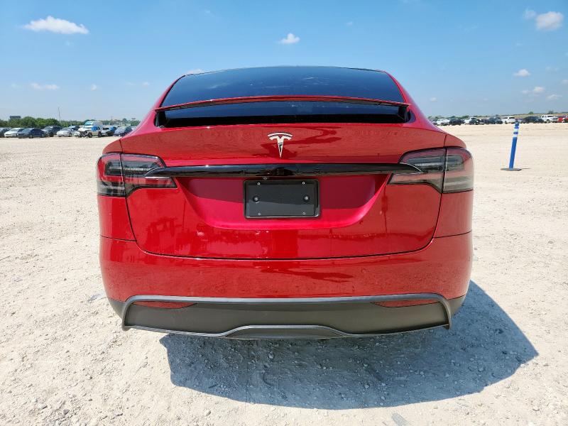  TESLA MODEL X 2023 Czerwony