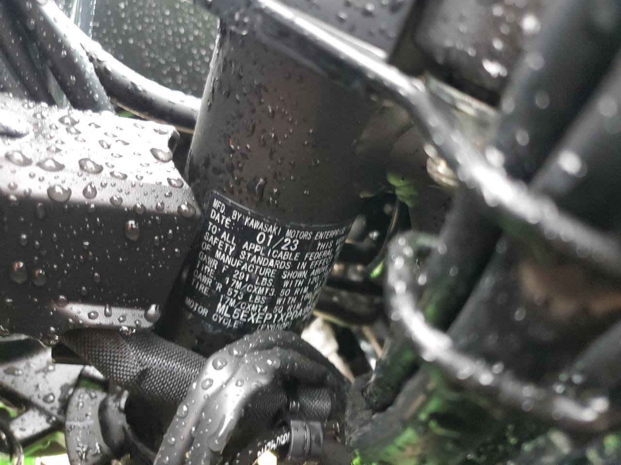 2023 Kawasaki Ex650 P VIN: ML5EXEP1XPDA96538 Lot: 68390825