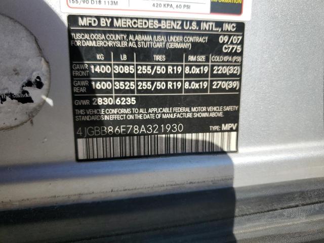 2008 MERCEDES-BENZ ML 350  