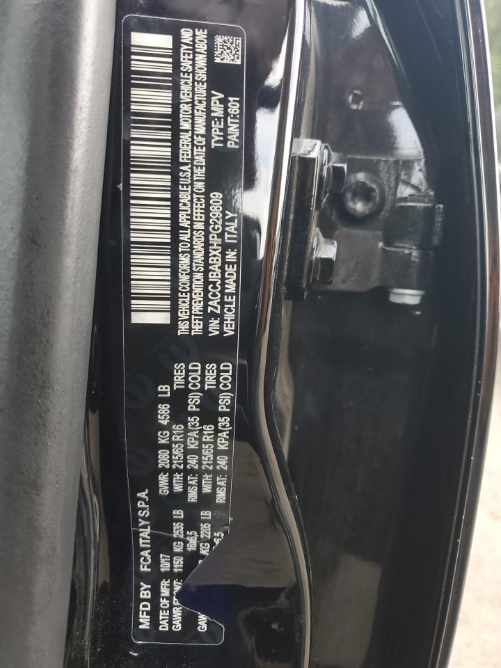 2017 Jeep Renegade Sport VIN: ZACCJBABXHPG29809 Lot: 69068535