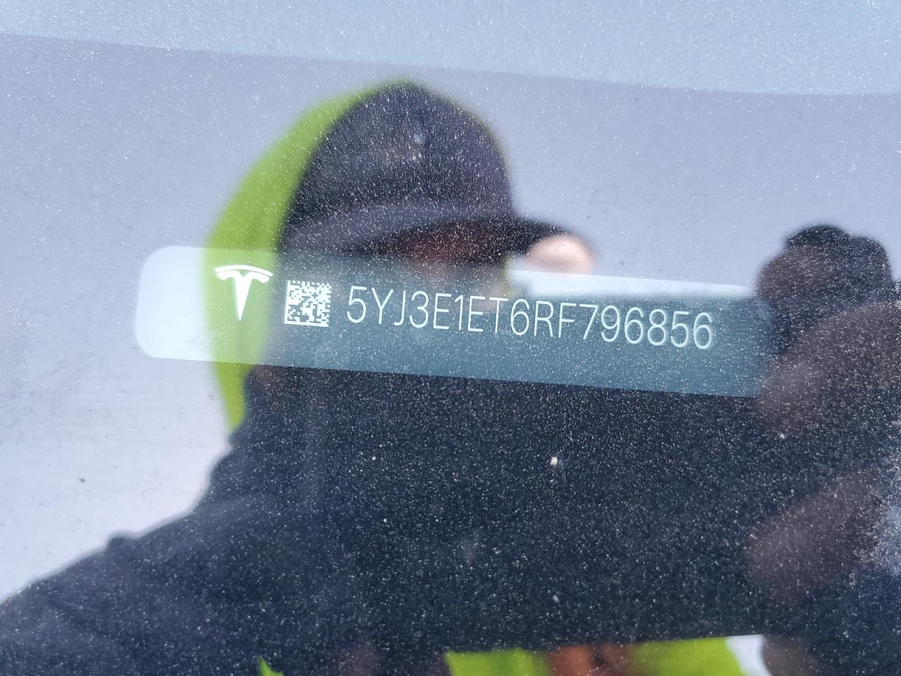 2024 Tesla Model 3 VIN: 5YJ3E1ET6RF796856 Lot: 68781525