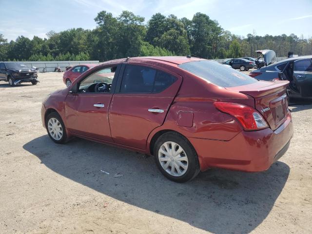 Sedans NISSAN VERSA 2016 Red