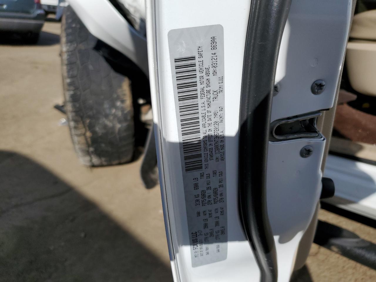 2017 Ram 1500 Laramie VIN: 1C6RR7NT3HS720120 Lot: 70088545